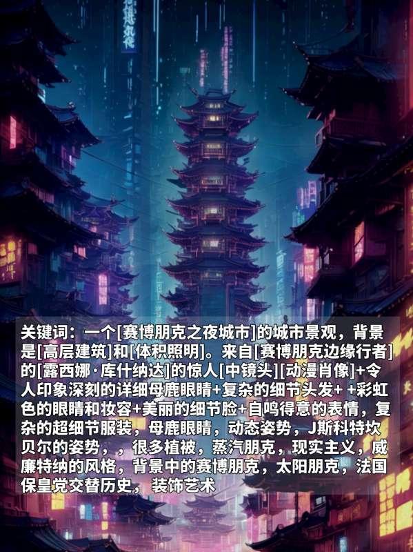 赛博朋克城市夜景#cyberpunk城市