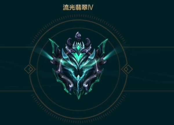 英雄联盟段位级别排列#lol端游流光翡翠