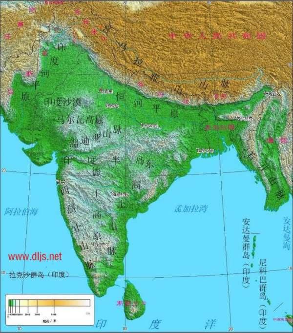 印度洋地图高清全图#印度详细地图全图高清