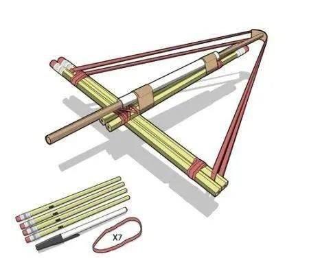 野外弓箭制作方法#做一个简单又威力大的弓箭